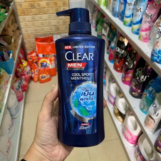 Dầu Gội Clear Thái Lan Men - Bạc Hà - Anh Đào