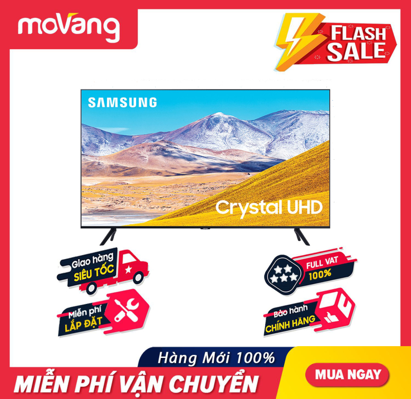 Bảng giá Smart Tivi 4K Samsung 55 inch 55TU8000 Crystal UHD (2020) - Công nghệ màu sắc:Công nghệ Crystal Display - Bộ xử lý hình ảnh:Bộ xử lý Crystal 4K tối ưu hóa hình ảnh