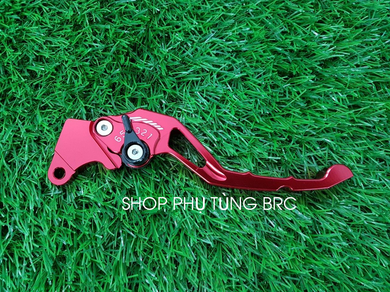 Tay thắng kiểu nhôm màu xe số bánh đùm  chỉnh 6 cấp