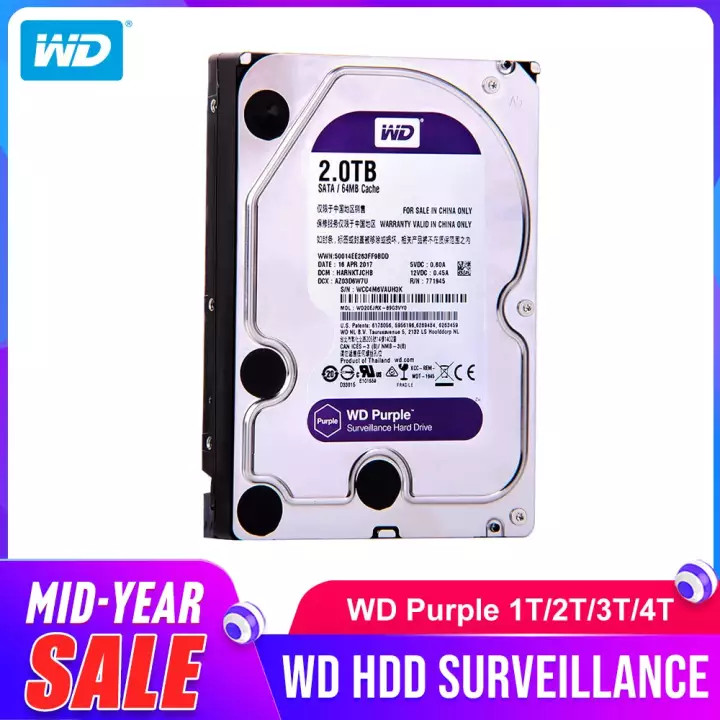 ổ cứng HDD 2TB , 3TB, 4TB, 1TB Western dùng cho máy tính để bàn, đầu thu CAMERA ... Bảo hành 24 tháng lỗi 1 đổi 1
