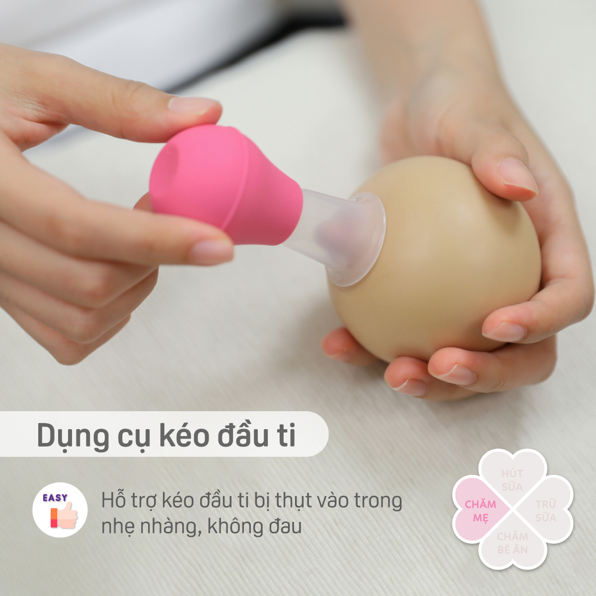 Dụng cụ kéo núm vú Pigeon (tặng kèm Hộp đựng)