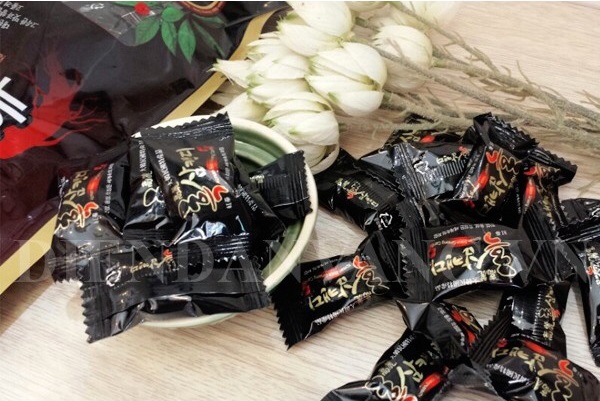 [HCM]Kẹo Hắc Sâm Hàn Quốc 300gr