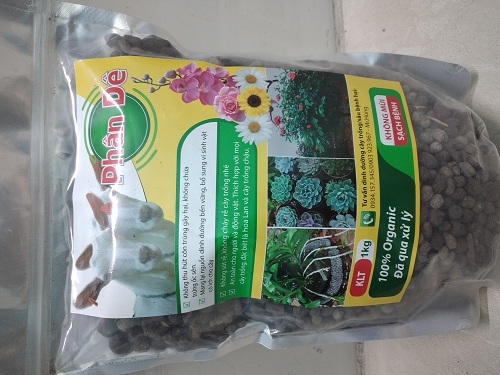 Phân Dê Đã Qua Xử Lý – Phân Hữu Cơ Sinh Học gói 1kg