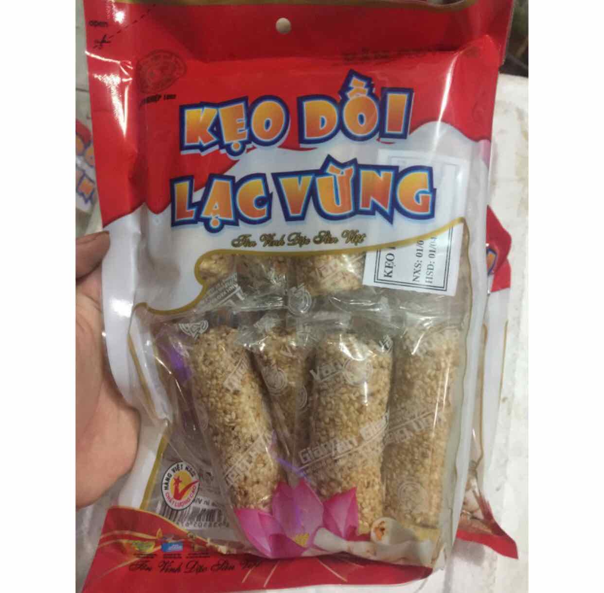 1KG Kẹo Dồi Lạc Vừng Thơm Ngon