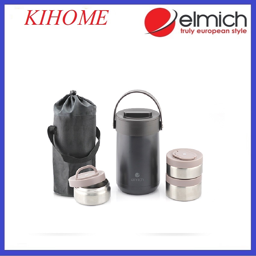 [HCM]Bình đựng thức ăn giữ nhiệt Elmich EL3129 1500ml