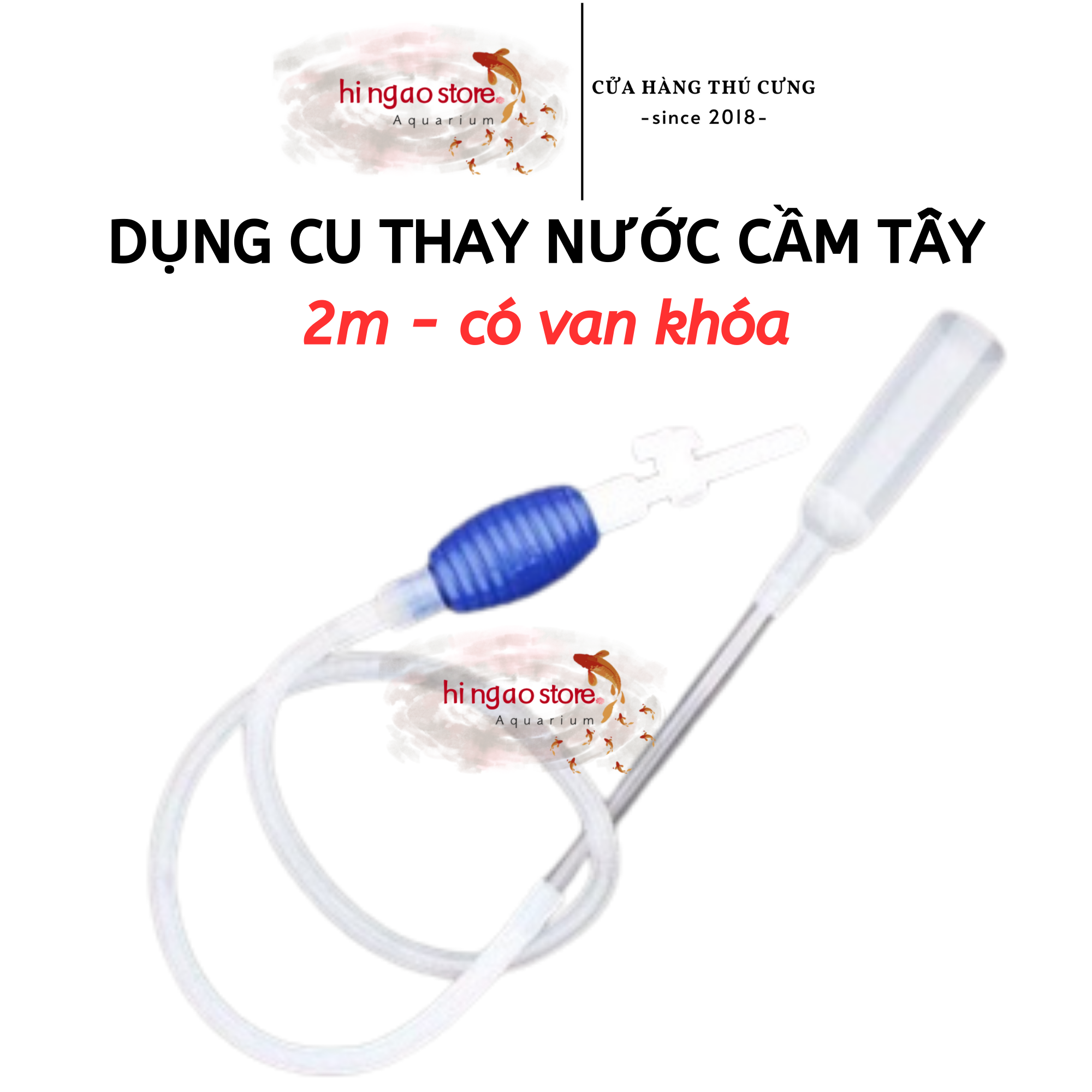 Water changer handle, aquarium water changer, water changer pipe-fish accessory | Hingaostore.