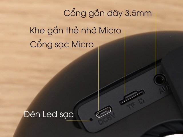 Loa Bluetooth Wetop A3 Đen