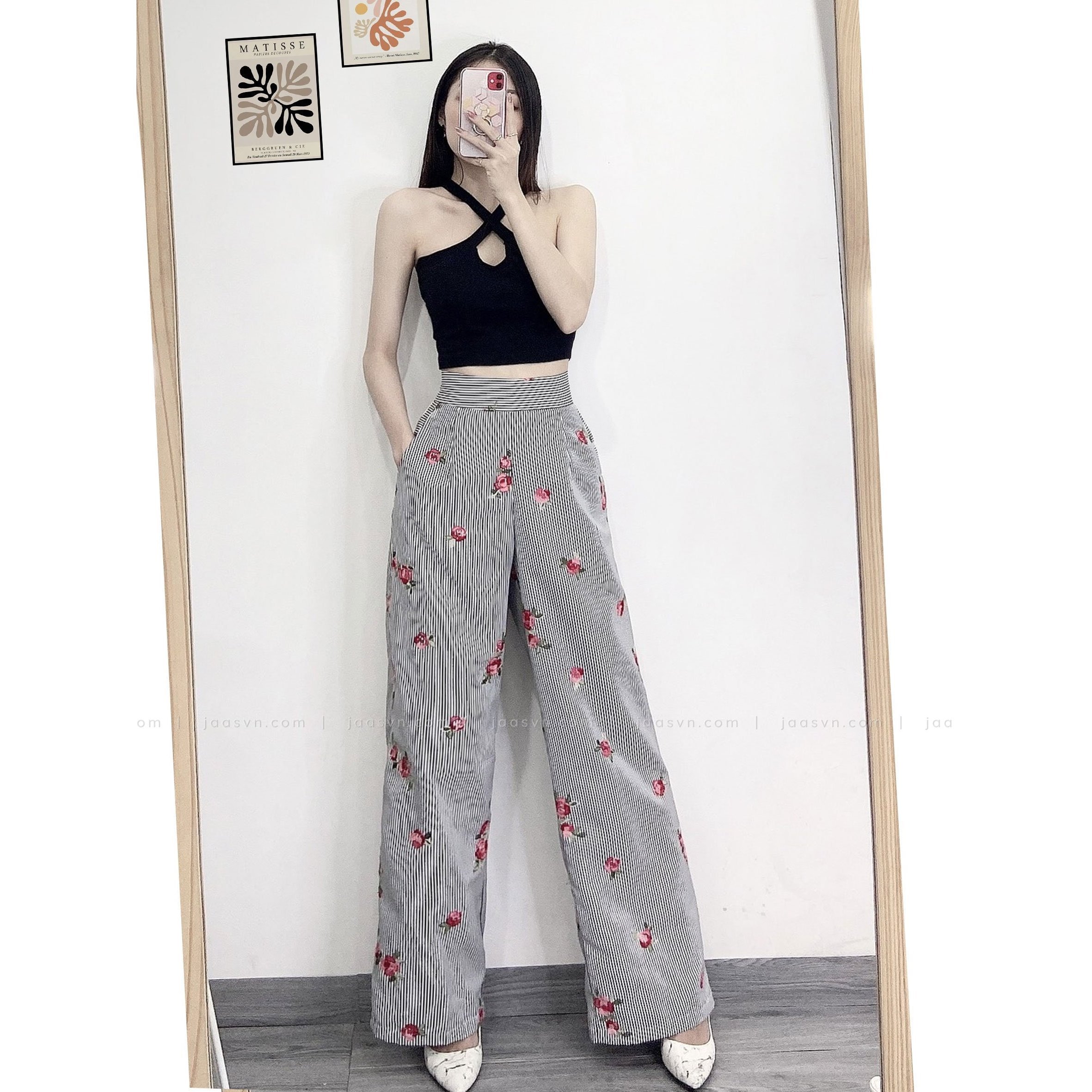 [HCM]Áo croptop hai dây chéo ngực