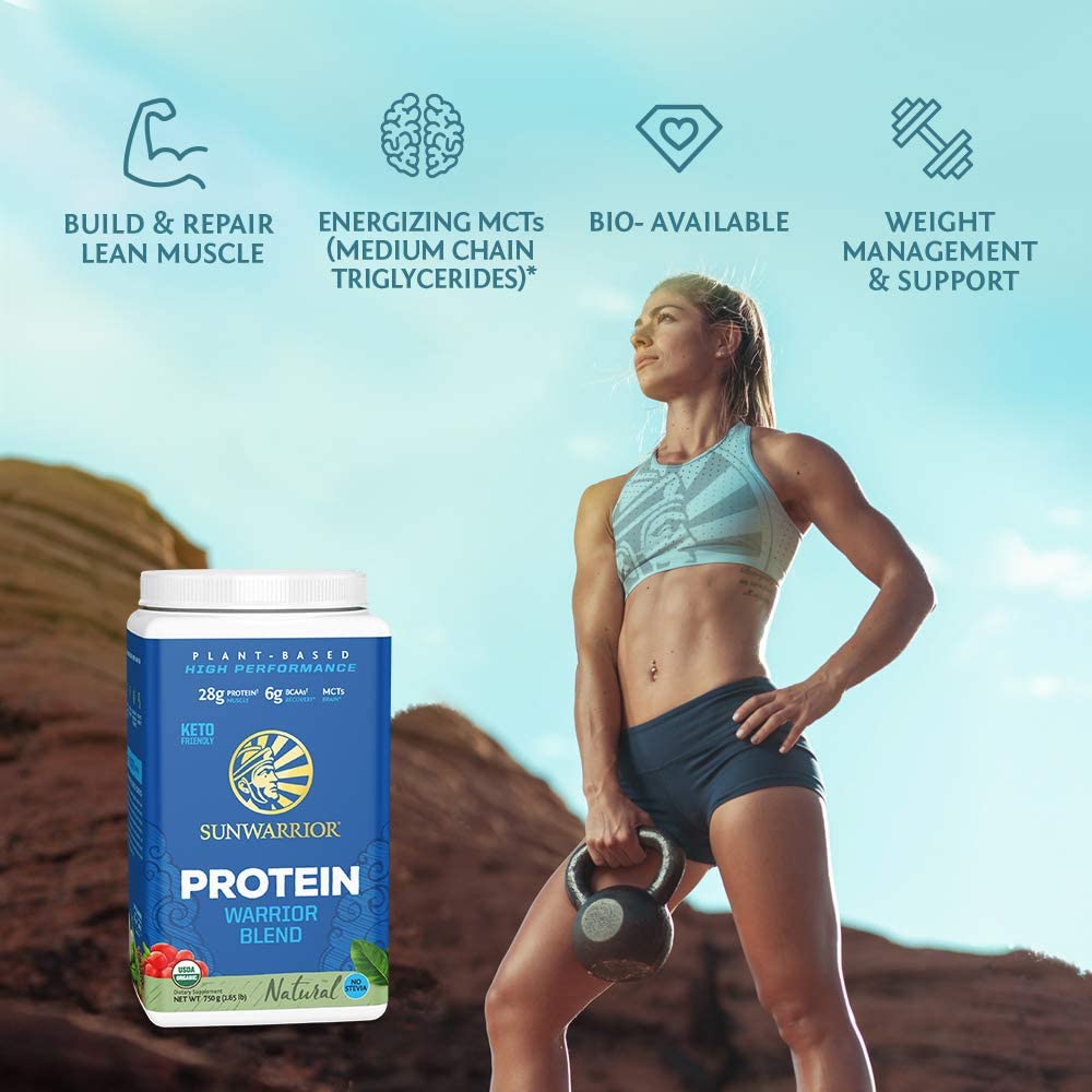 Bột Protein Thực Vật Hữu Cơ SunWarrior Warrior Blend Unflavored 750g