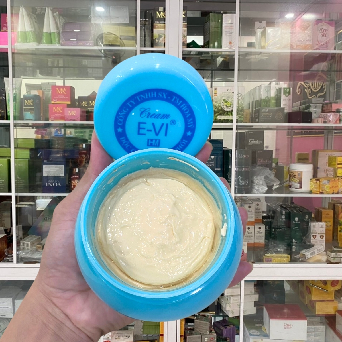 kem body siêu trắng cấp tốc tinh chất Sữa Bò Cao Cấp EVI (220g)