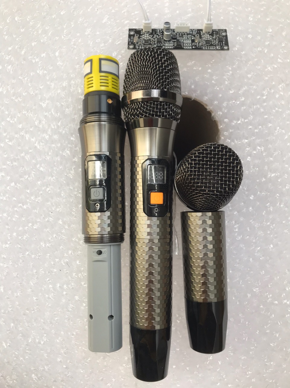 Micro  + BO mic vân kim cương MS55