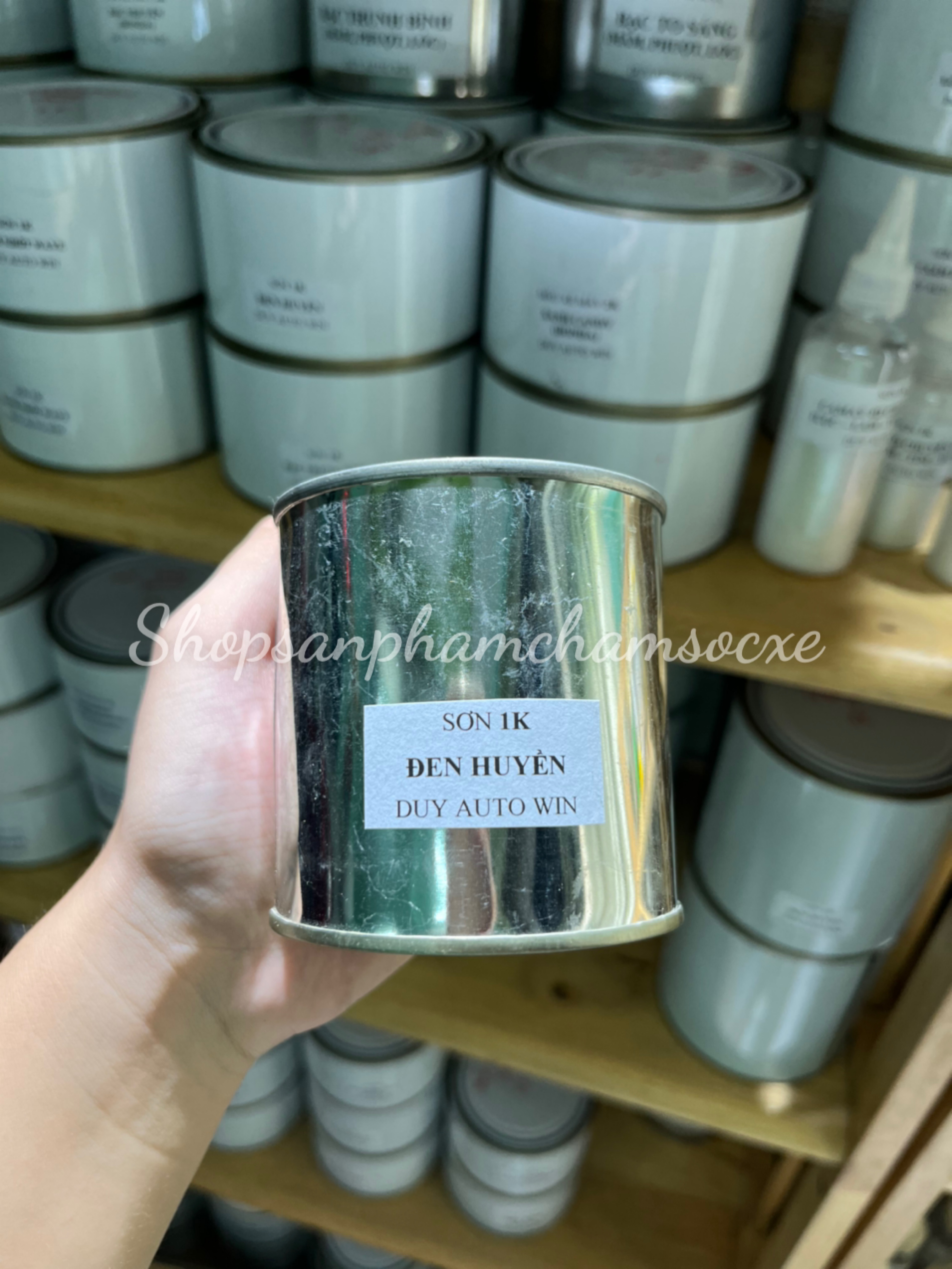 Màu đen huyền - Sơn 1K đóng gói nhiều kích cỡ