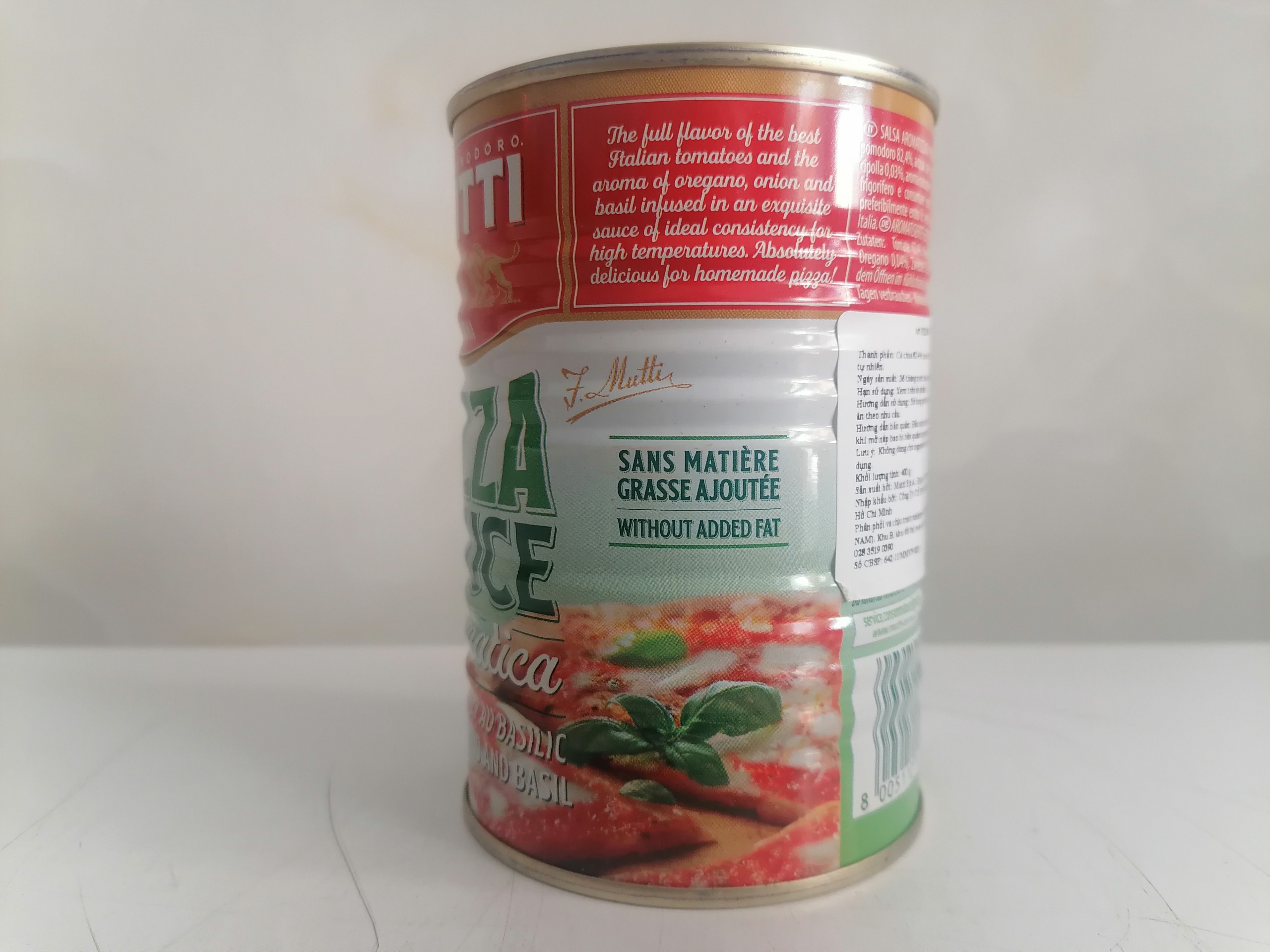 [Hộp 400g] XỐT PIZZA [Italia] MUTTI Pizza sauce Aromatica