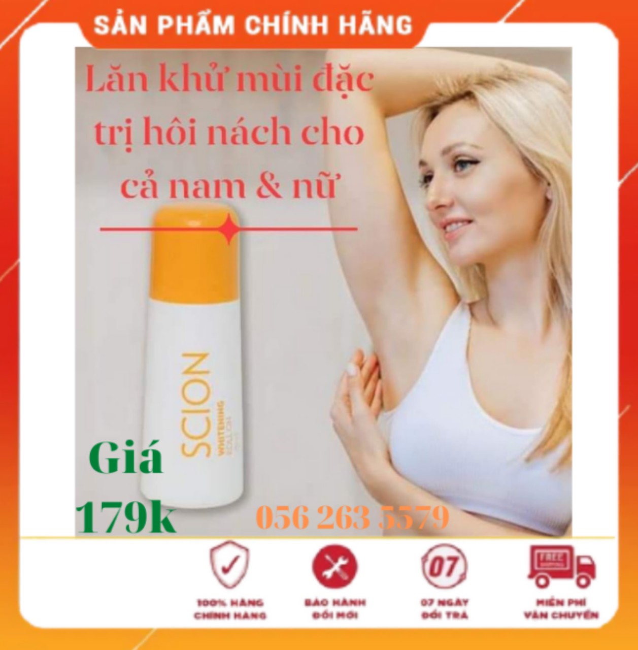 Lăn khử mùi scion. hàng chín hãng mỹ. - ceria cosmetics
