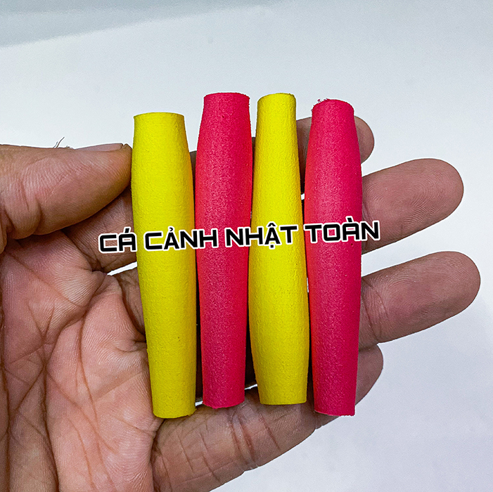 "hoàn tiền đến 10%" phao mút 1 màu không lưỡi câu cá size 7cm