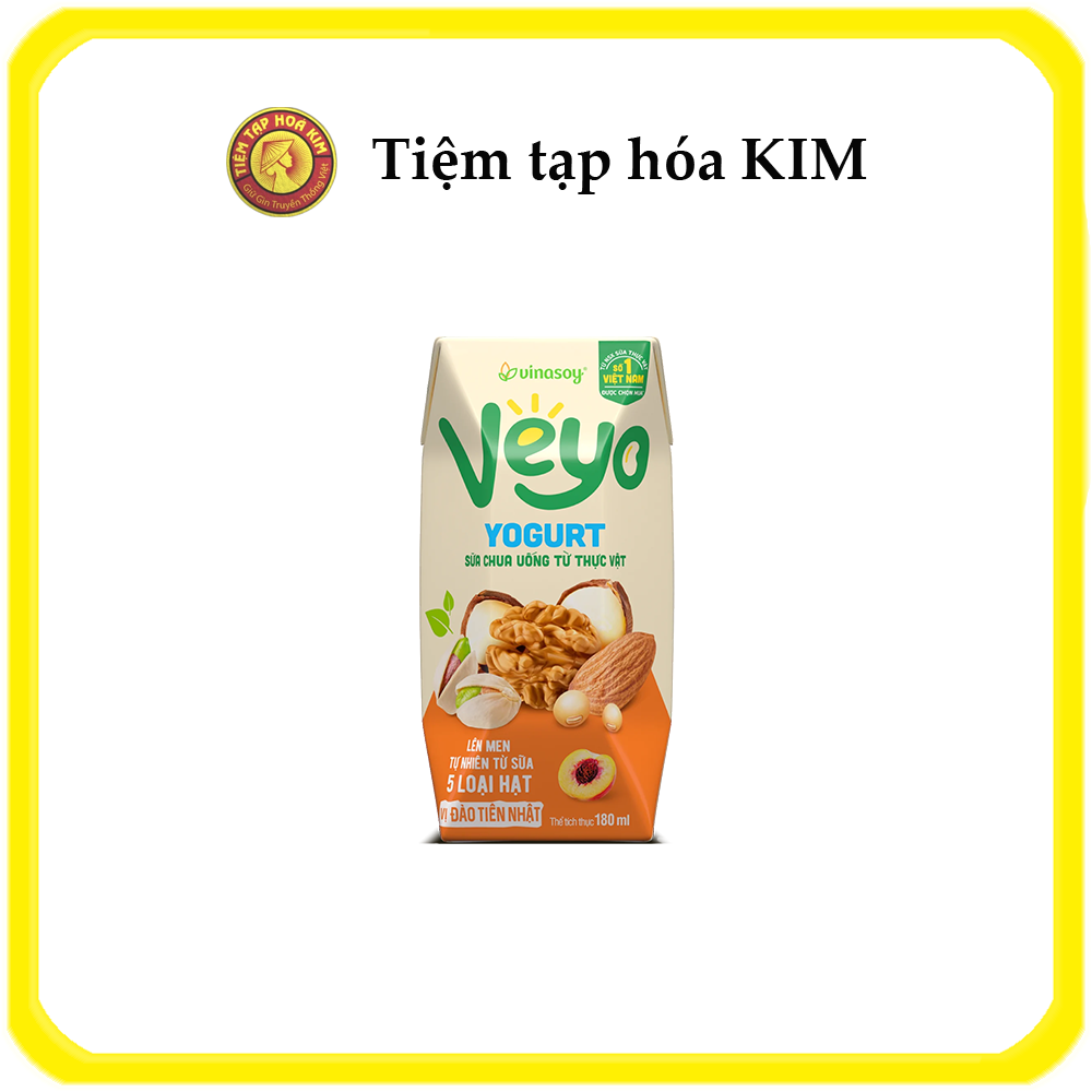 Sữa chua uống Veyo lốc 3 hộp 180ml