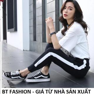 Quần Dài Nữ Thun Phom Rộng Jogger Thể Thao Thời Trang Hàn Quốc - BT Fashion (TT4C-MSL BO) thumbnail
