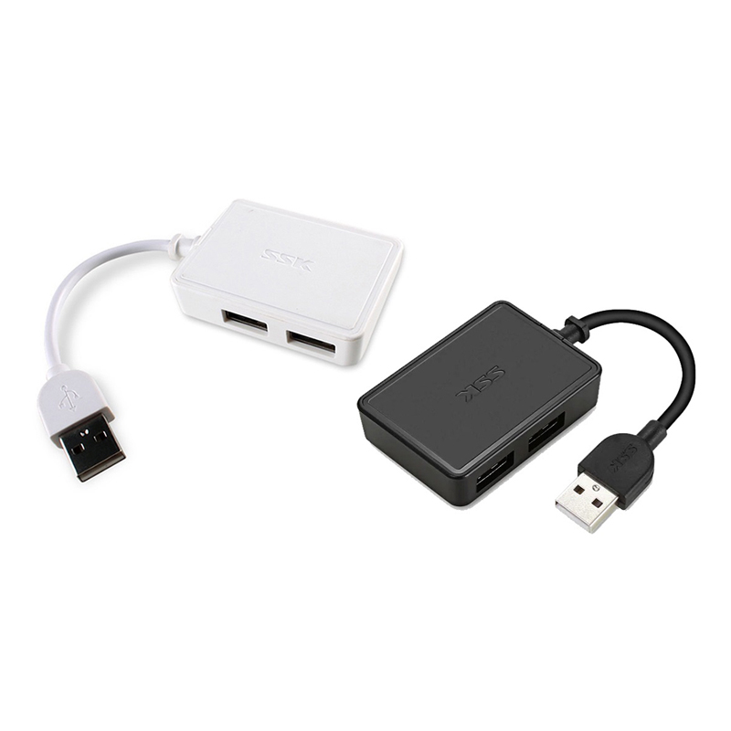 HUB chia USB 1 ra 4 SSK SHU200 chuẩn 2.0 (Màu Random) - Nhất Tín Computer