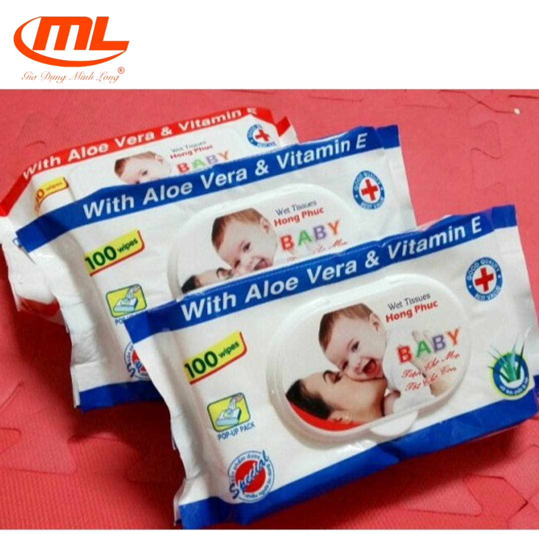 Giấy ướt, khăn ướt tiện lợi cho bé