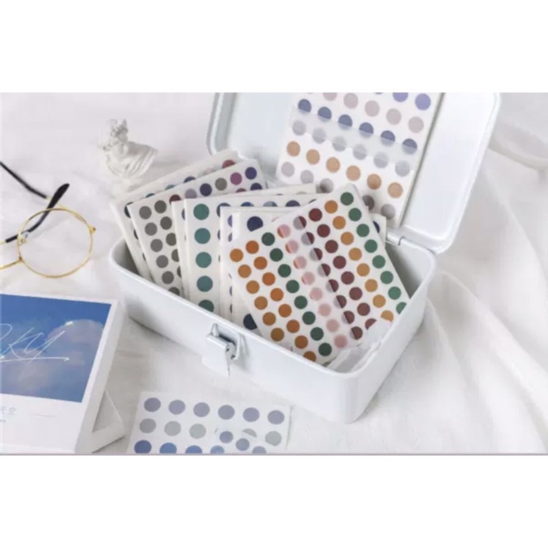 Sticker tròn đánh dấu trang trí ST076