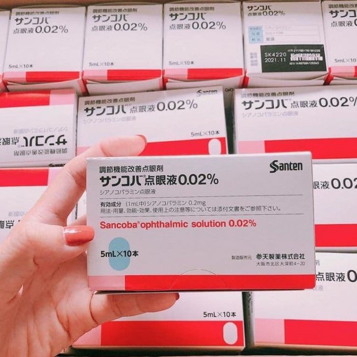 Nước nhỏ mắt cận Nhật Bản 5ml