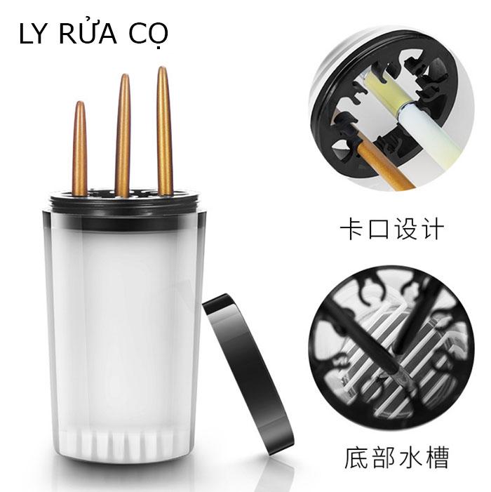 Ly rửa cọ vẽ móng (cốc rửa cọ nail) 200ml