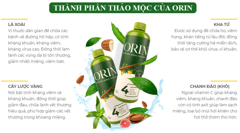 Nước Súc Miệng 100ml - Orin