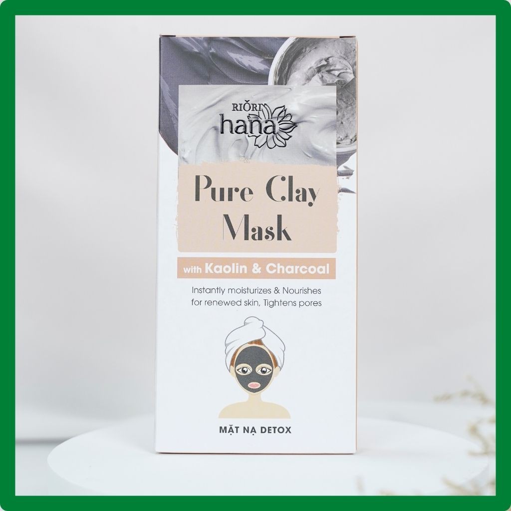 [1 Gói 12g] Mặt Nạ Đất Sét, Mặt Nạ Detox, Thải Độc Da RIORI Pure Clay Mask