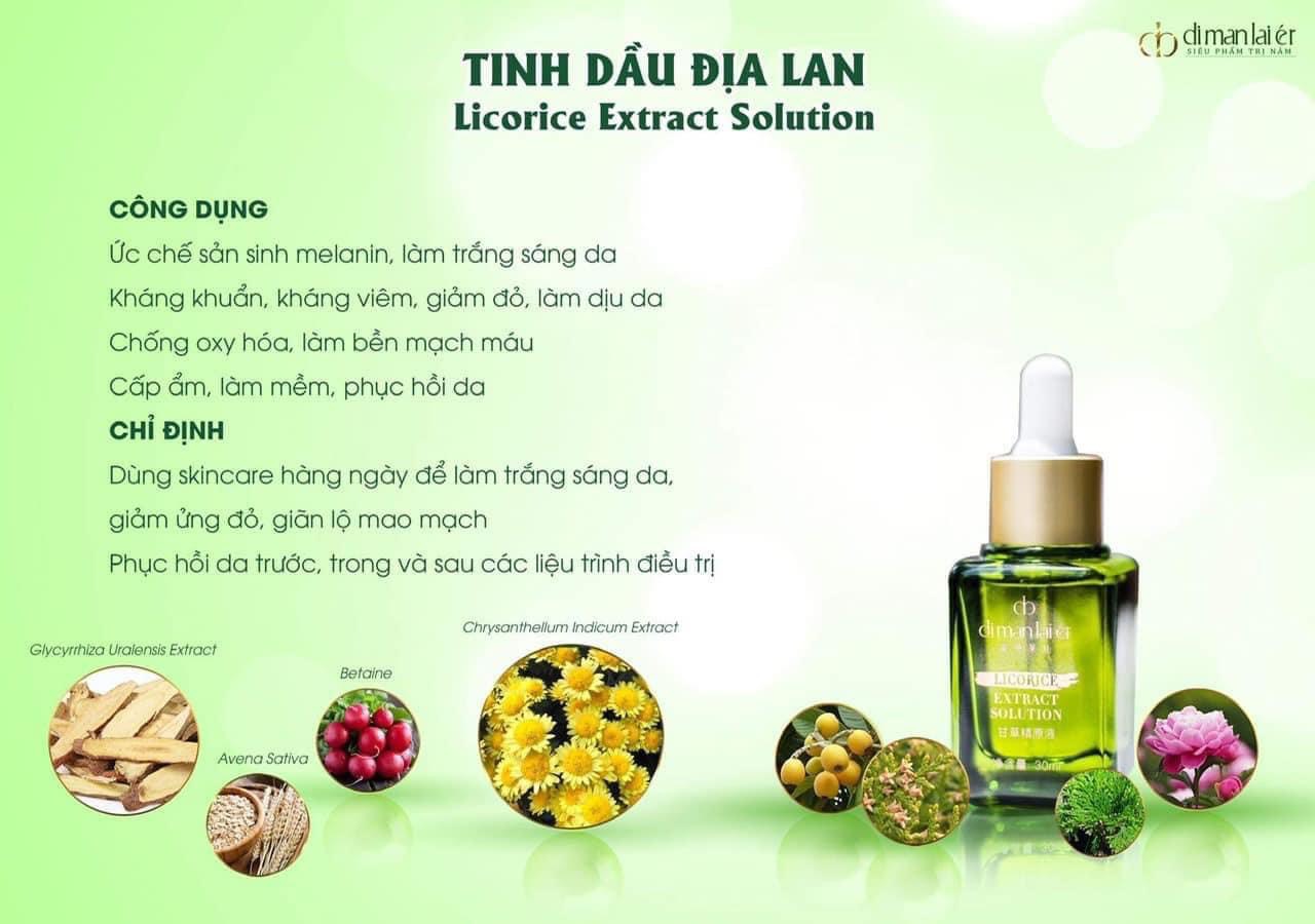 Tinh dầu dưỡng sáng phục hồi da Cam Thảo (Địa Lan) 30ml (Hồng Kông)