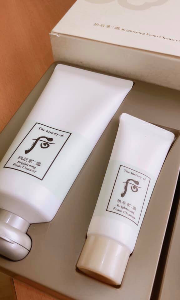 [HCM]Sữa Rữa Mặt Whoo Brightening Cleansing Foam 180 ml