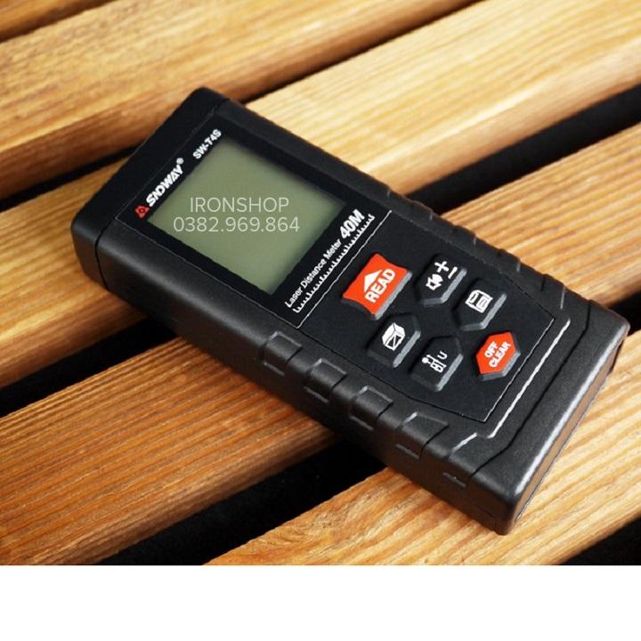 Thước điện tử, Máy đo khoảng cách bằng tia Laser SW-T4S-40m, Thương hiệu SNDWAY, Chính xác tuyệt đối.