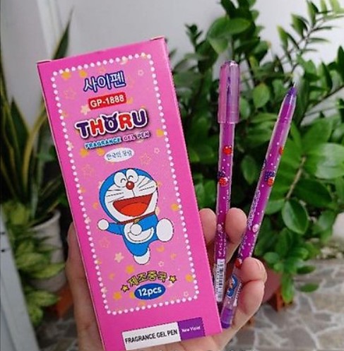 Hộp 12 cây bút gel nho mực tím