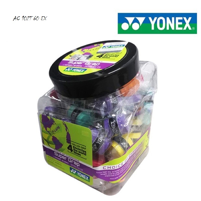 1 cái Cuốn cán Yonex AC102T60EX 60 in 1 (chính hãng)