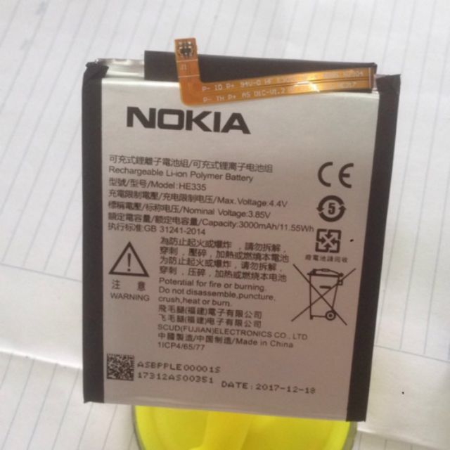 Pin nokia 6 he335 xịn mới 100% _ bh 6 tháng