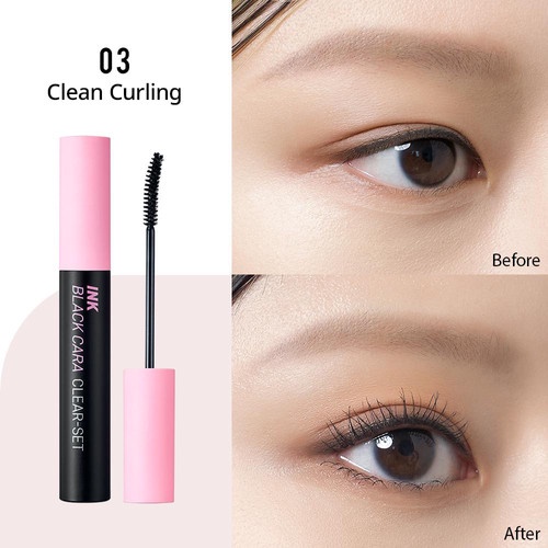 [Chuốt Mi] Mascara Peripera Ink Black Cara 8g Đủ Màu [01 - 02 - 03 - 04]
