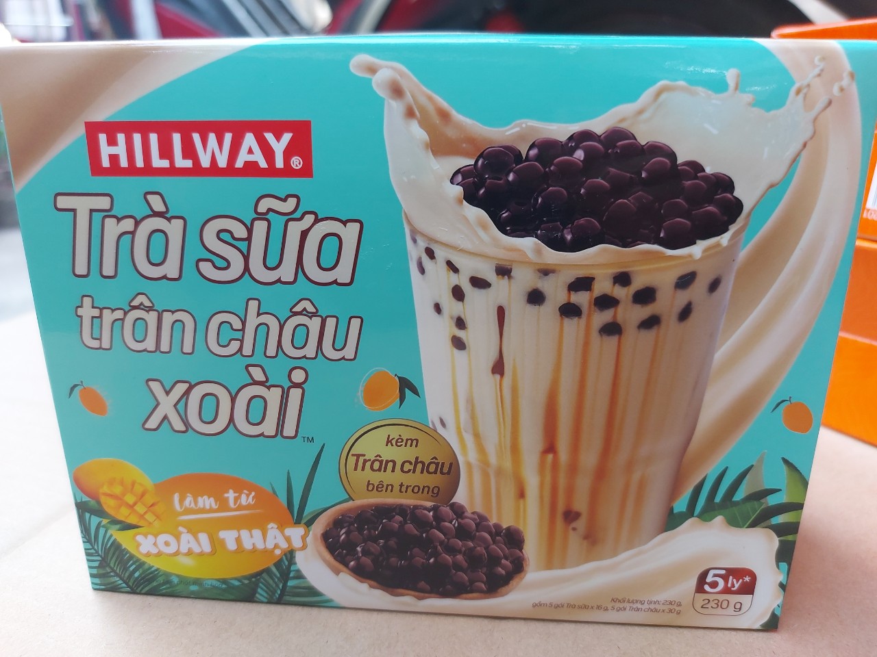 Trà sữa trân châu hoàng gia Hillway.( bao gồm gói trà sữa + gói trân châu)