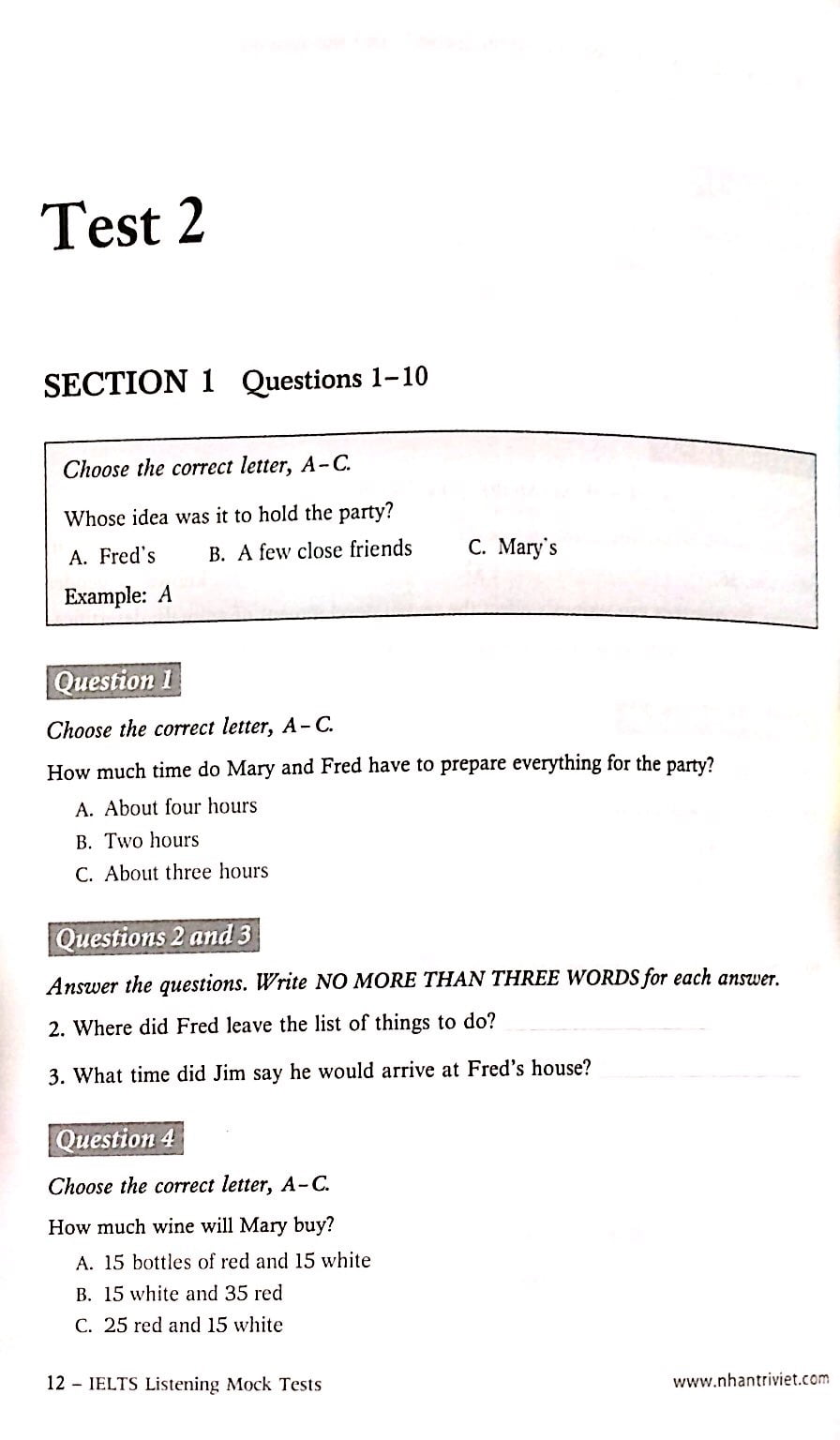 IELTS Listening Mock Tests CD