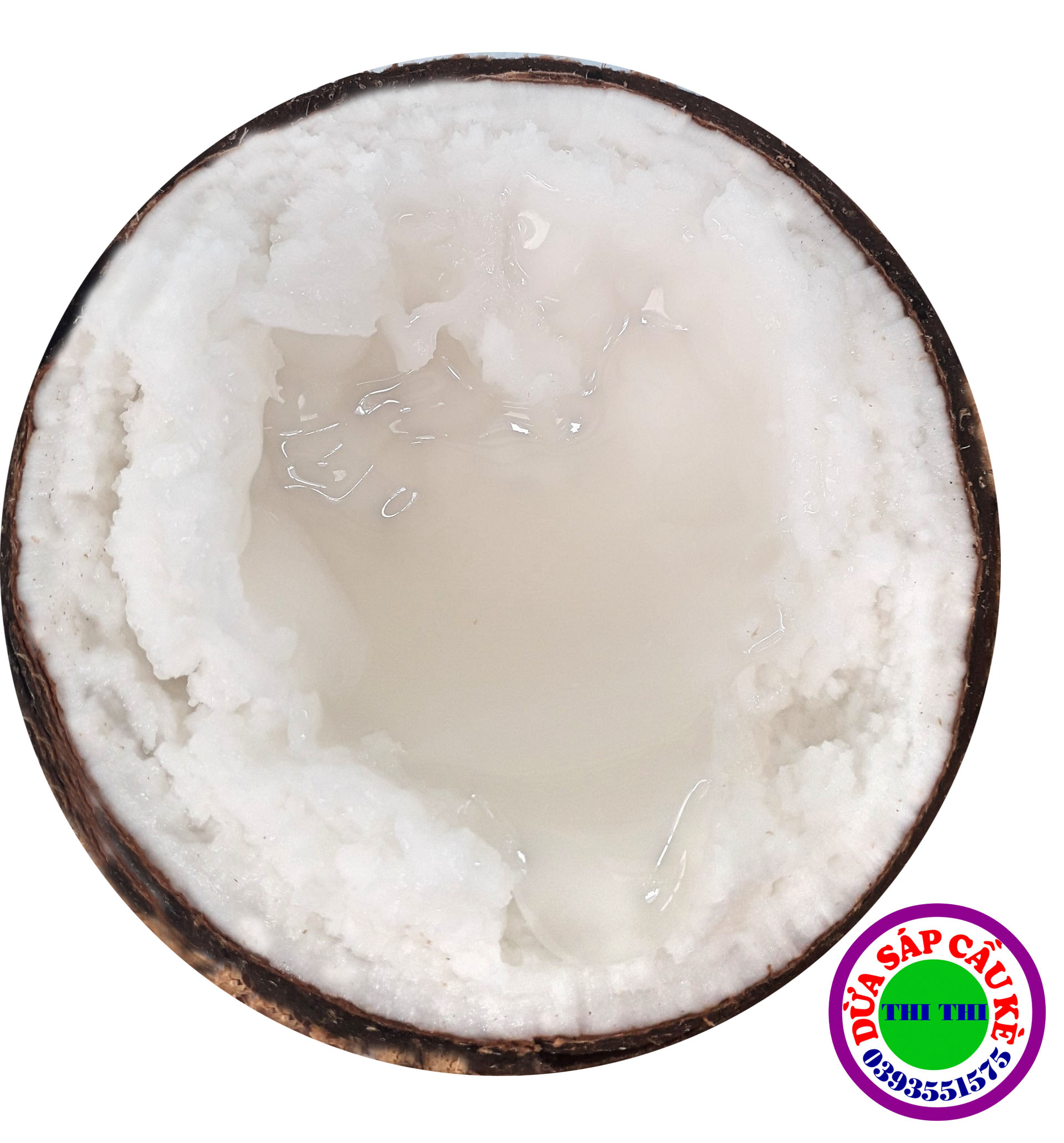 DỪA SÁP LOẠI 1 ĐẶC RUỘT (Trái 800gr-1Kg)