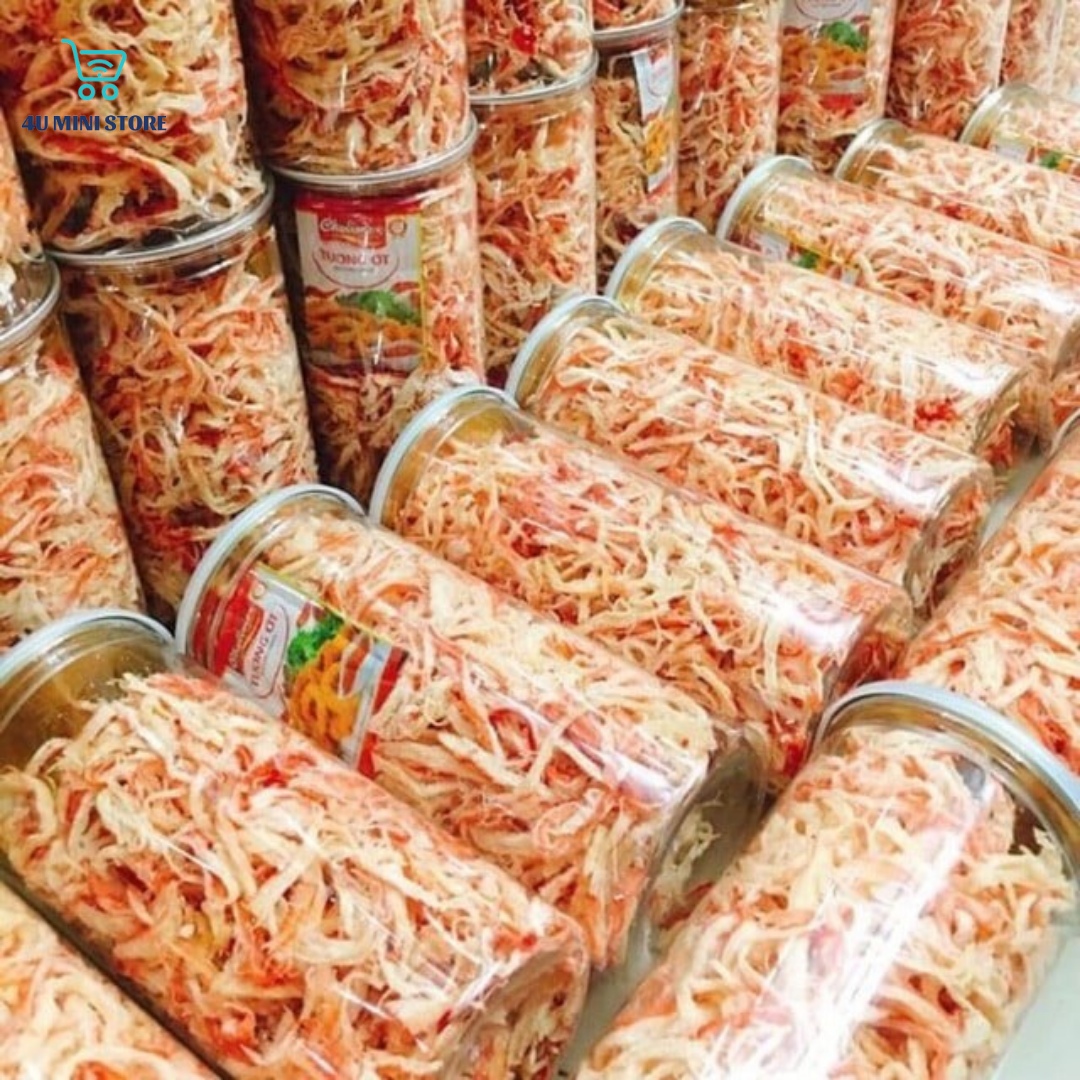 MỰC HẤP NƯỚC DỪA SIÊU NGON HỦ PET 300G
