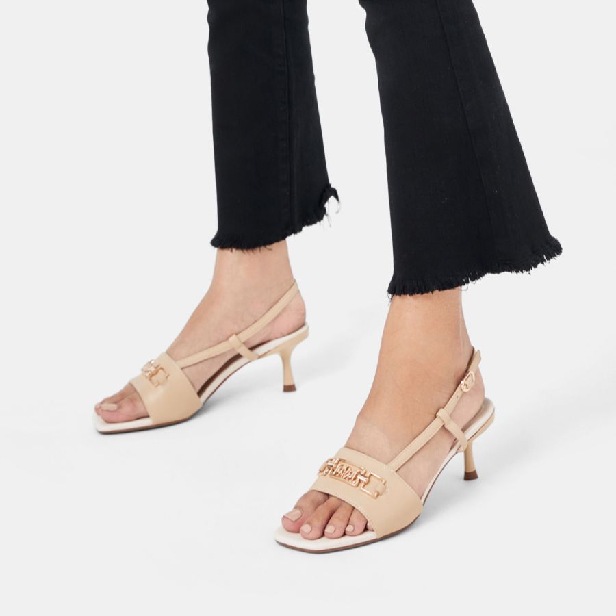 Giày Sandal Thời Trang JUNO Phối Khoá Trang Trí Juno SD07094