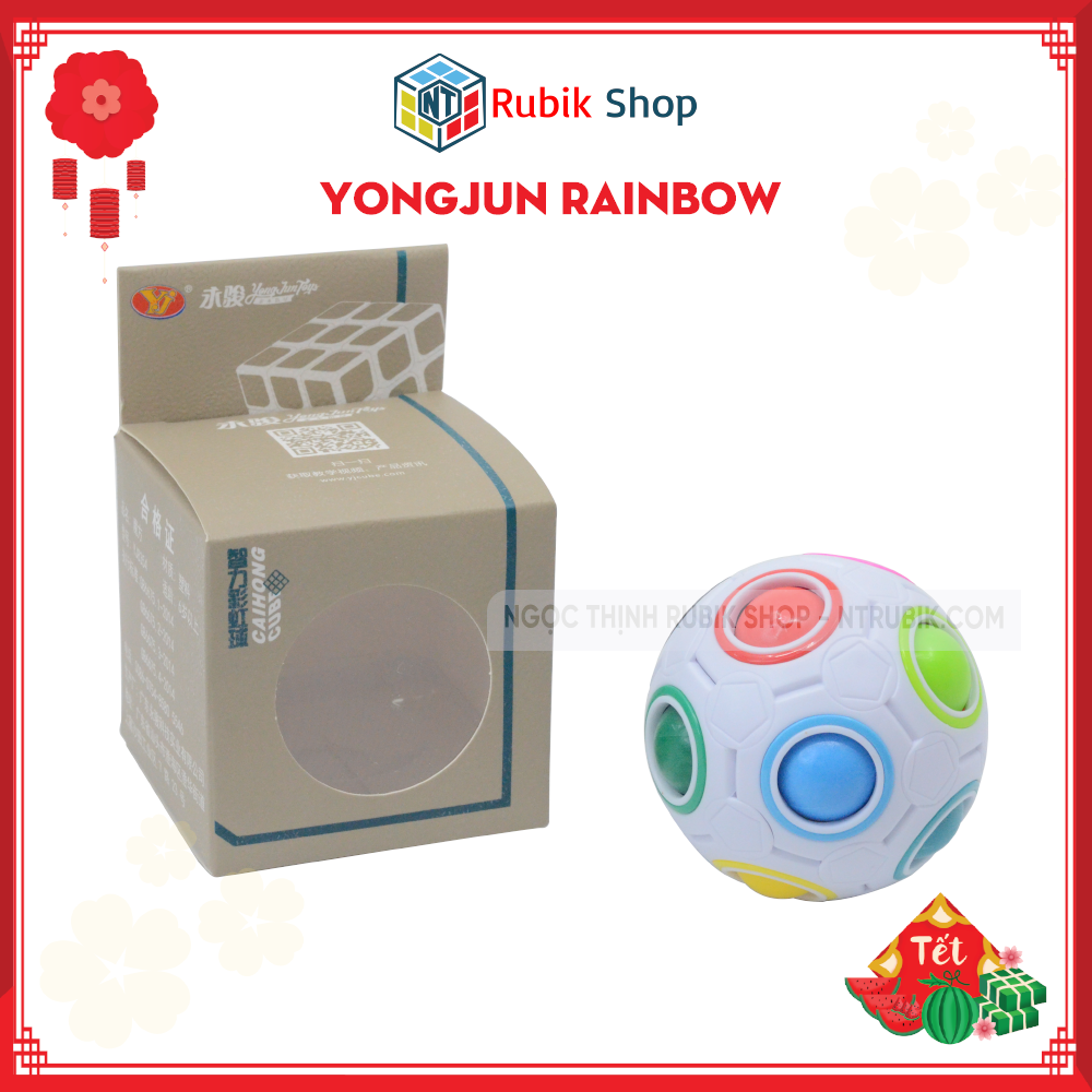 [Hoàn tiền 10%][Rubik Biến Thể] Rubik Shengshou Rainbow Ball đồ chơi thông minh