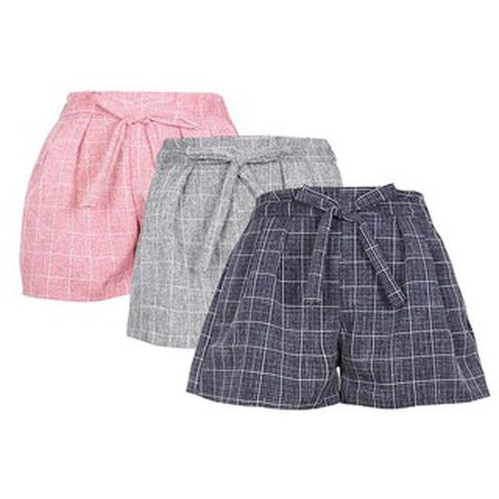 Quần Short Nữ kẻ Caro Nhiều Màu