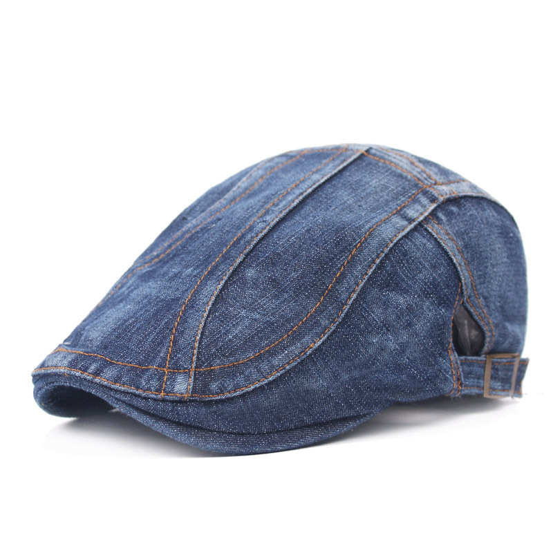 Nón beret jean nam nữ mũ bere mũ nồi nón mỏ vịt thời trang Hàn Quốc