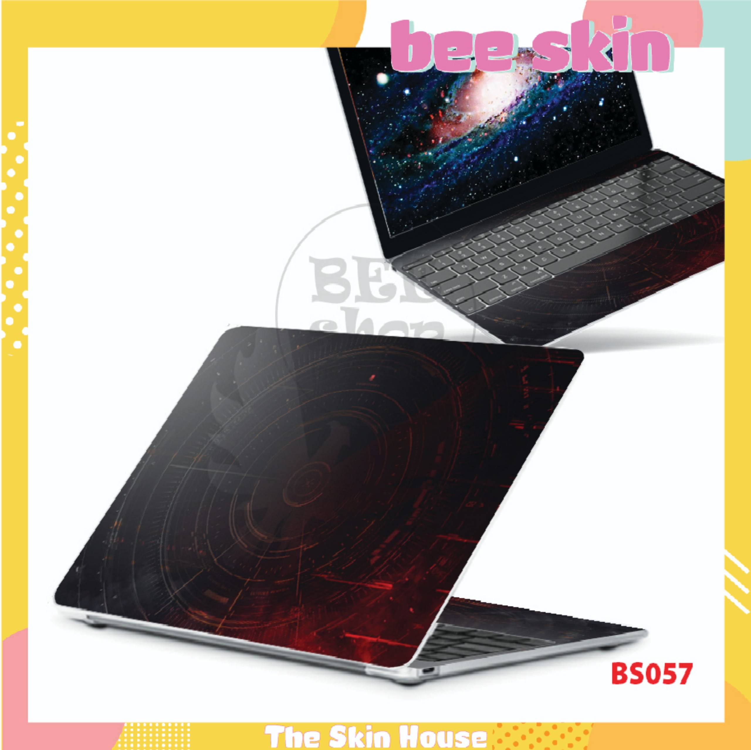 [07 themes] Skin, sticker, decal laptop for all brand laptop Macbook/Asus/Acer/Hp/Dell/Lenovo/Toshiba/....beeskin_decaldanlaptop