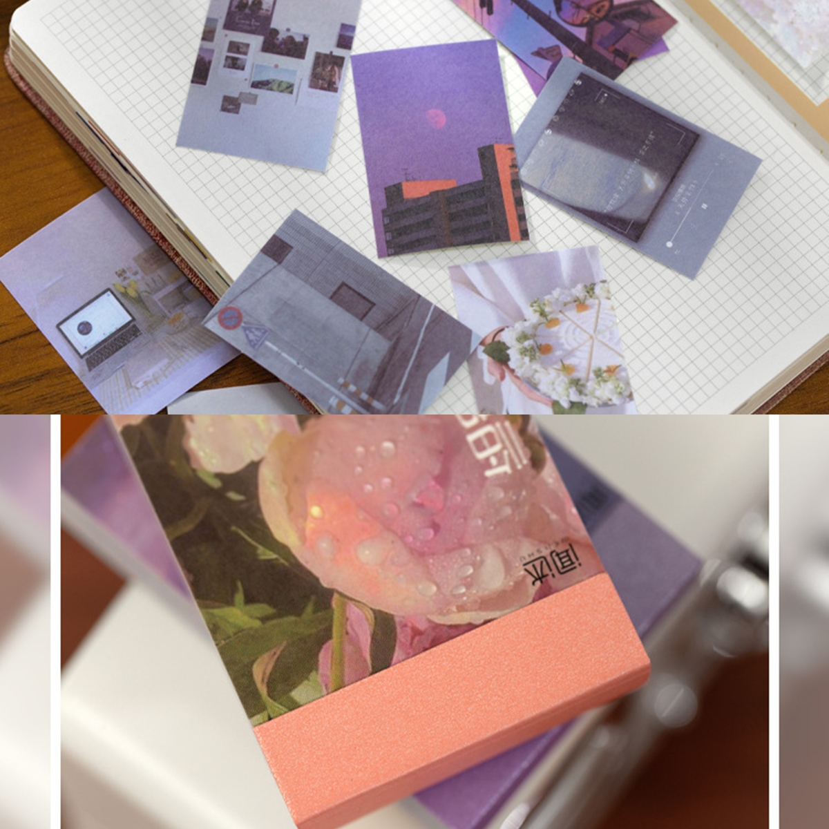 Cuốn 50 miếng sticker mẫu ảnh chụp cuộc sống