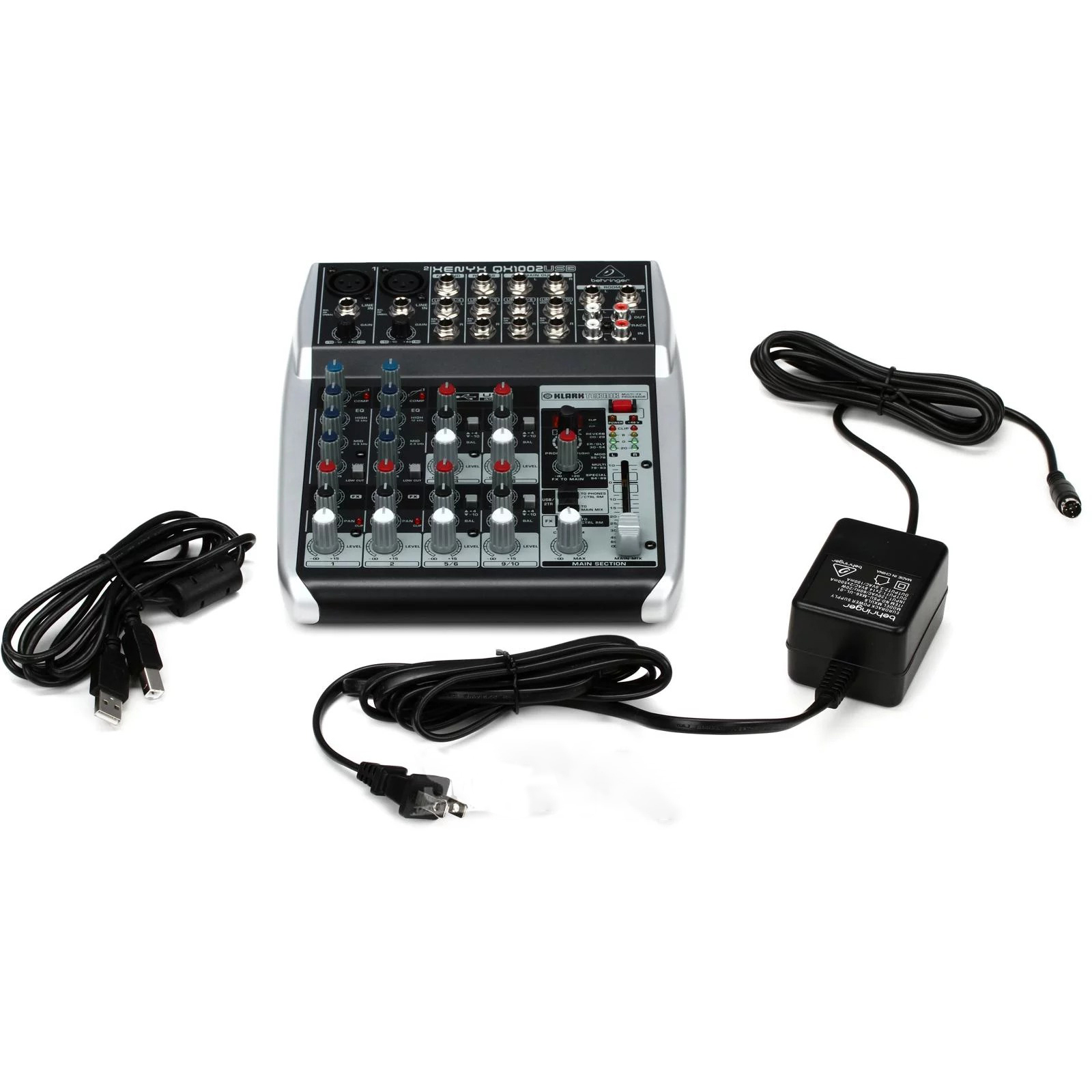 Mixer USB 10 cổng có hiệu ứng Behringer Xenyx QX1002USB