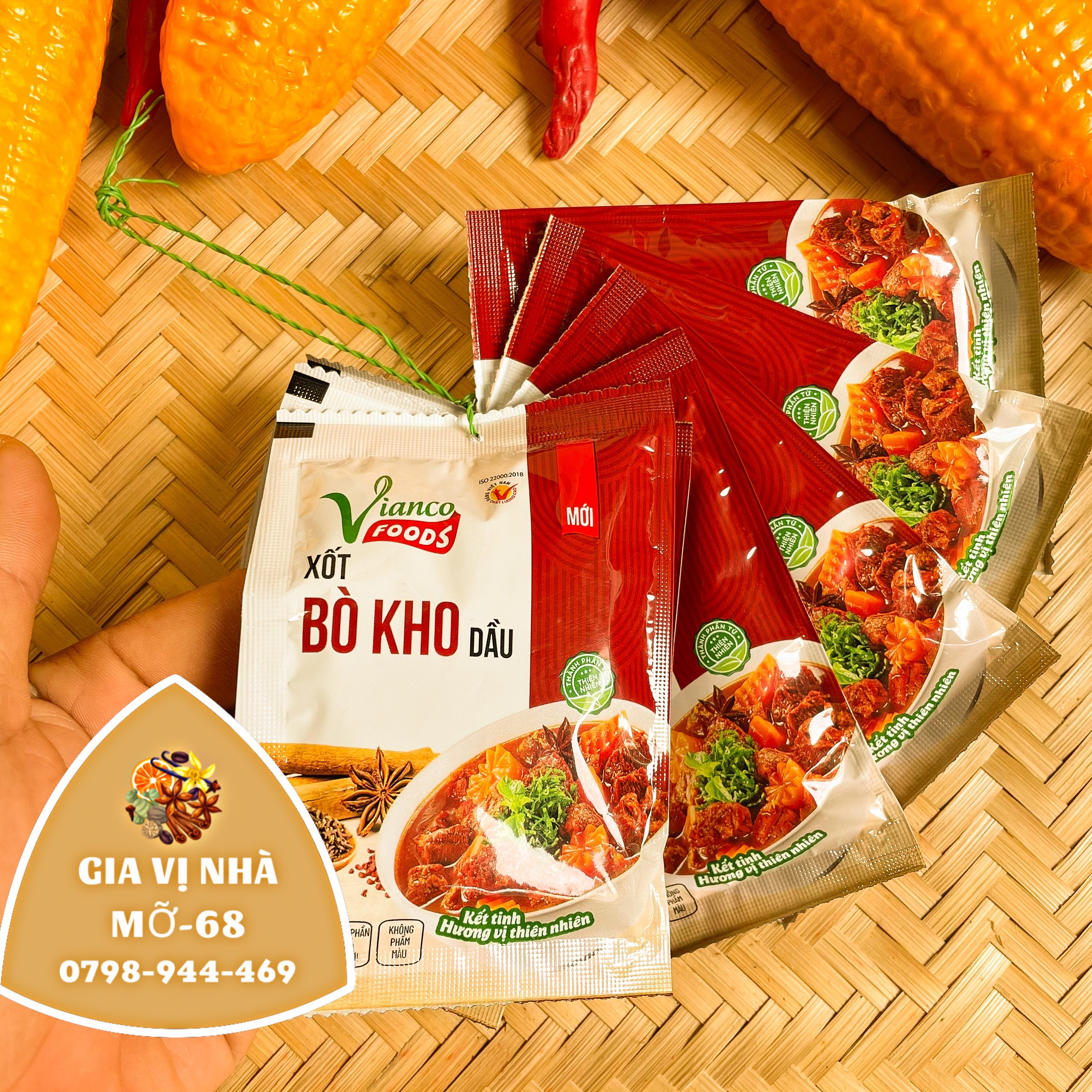 SỐT BÒ KHO DẦU VIANCO- GÓI 18GR