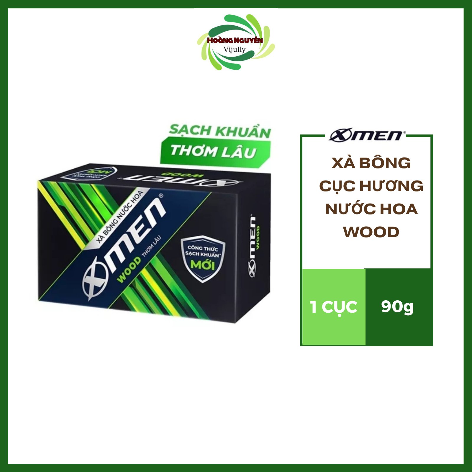 Xà bông cục X-men Wood 90g