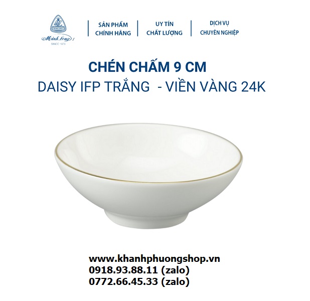 chén đựng nước chấm sứ Minh Long - chén đựng nước chấm sứ minh long