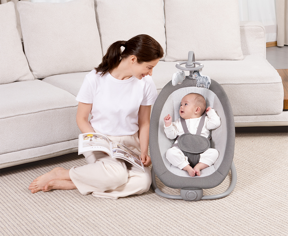 Ghế rung cho bé sơ sinh kết hợp nhạc trắng ru ngủ và đồ chơi treo – Nôi – ghế rung Mastela 6601/6605/6607 với 4 nấc điều chỉnh độ cao – Bảo hành 12 tháng chính hãng